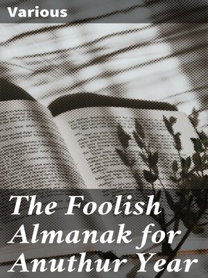 cover image of The Foolish Almanak for Anuthur Year